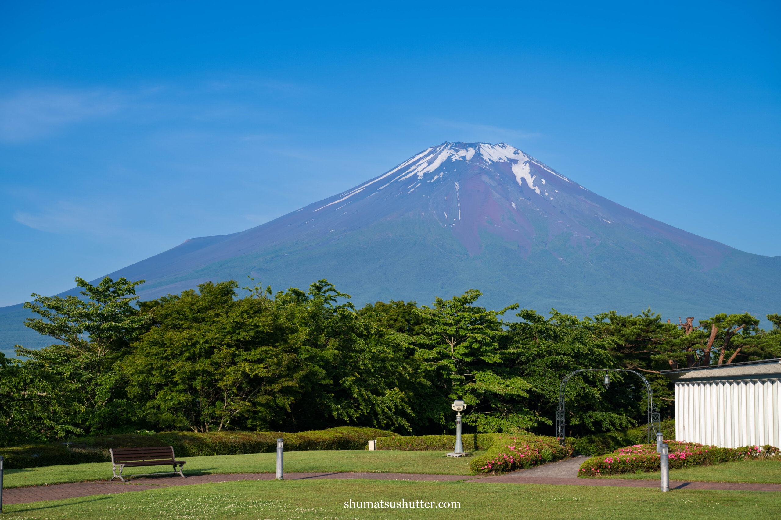 早朝の富士山