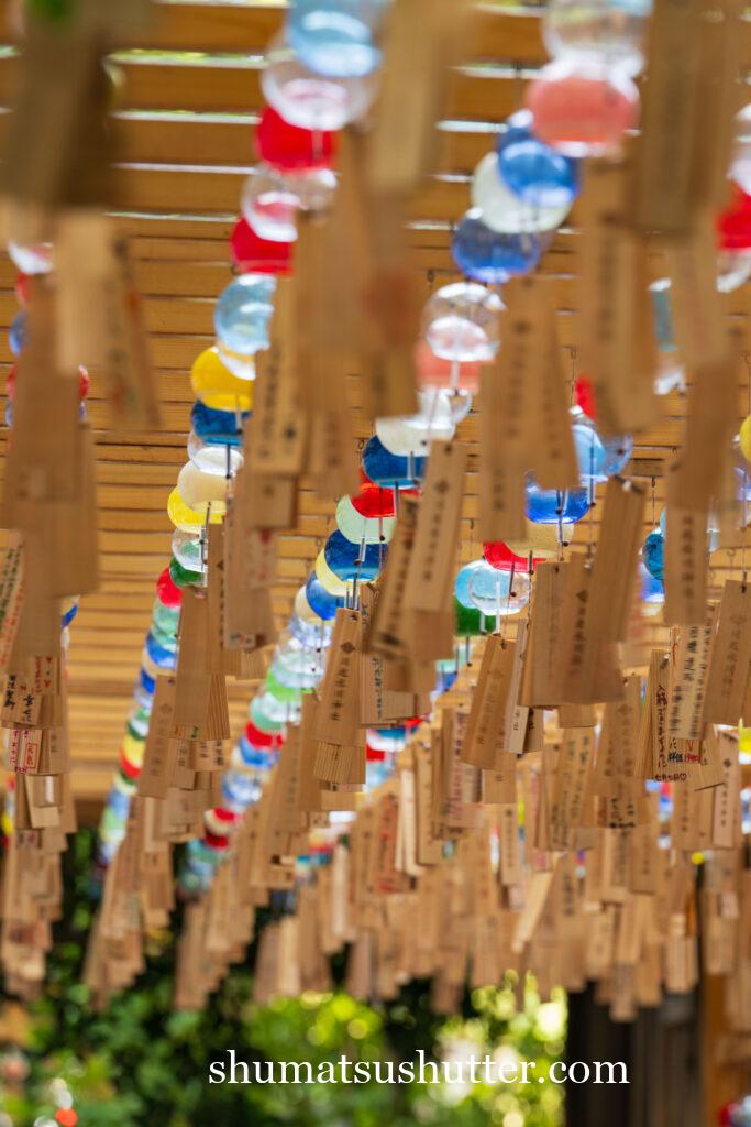 川越氷川神社の縁結び風鈴